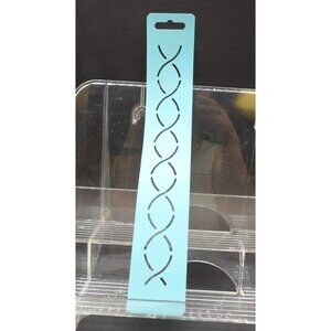 Criss Cross Border Stencil 12"x2" New Old Stock For Crafting & DIY Projects